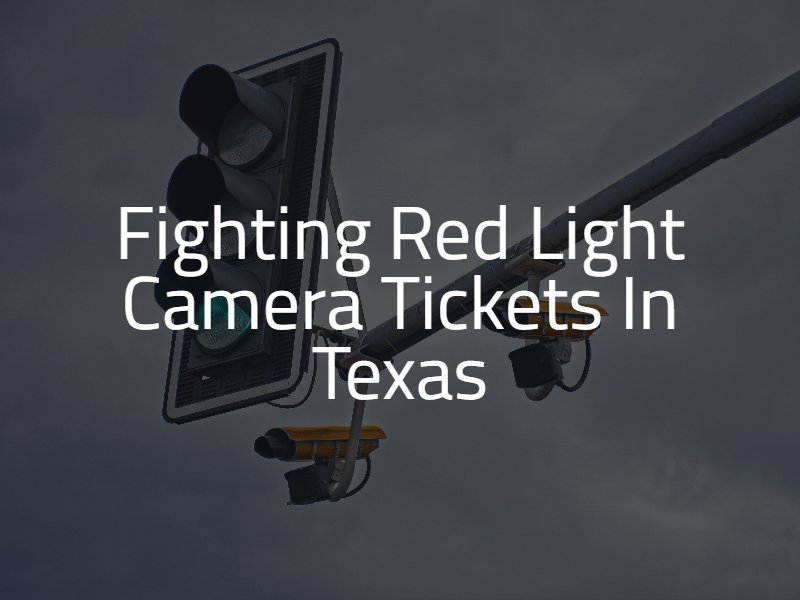 red light camera defense